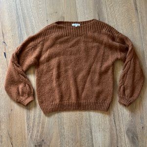Burnt Orange Madewell Sweater Large
